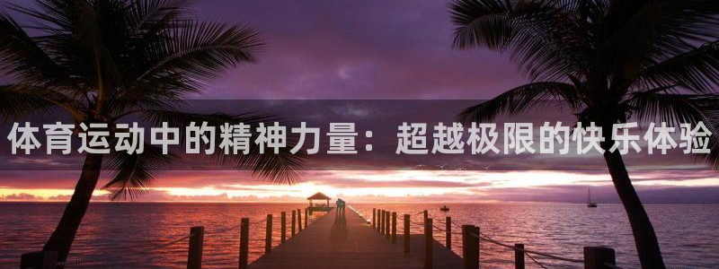 三亿体育登录：体育运动中的精神力量：超越极限的快乐体验