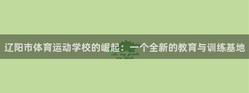 三亿体育网页版：辽阳市体育运动学校的崛起：一个全新的教育与训练基地